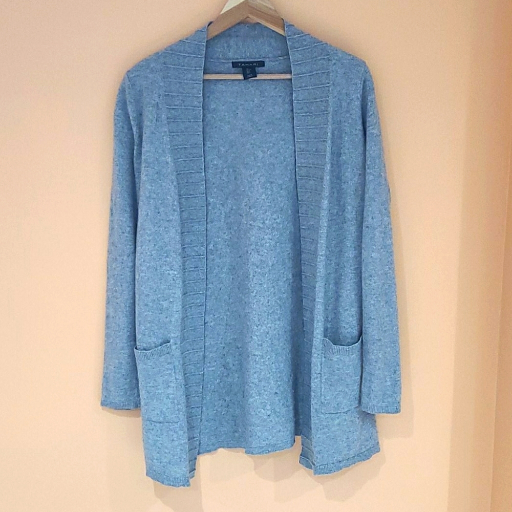 Tahari Open Front Cardigan Sweater
